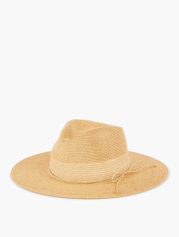 Raffia Inset Rancher Hat | Talbots