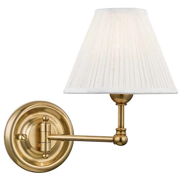 Classic No.1 Swing-Arm Wall Sconce


by Mark D. Sikes for Hudson Valley Lighting | Lumens