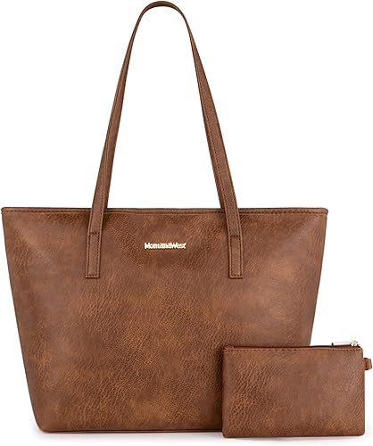Montana West Tote Bags Vegan Leather Purses and Handbags for Women Top Handle Ladies Shoulder Bag... | Amazon (US)