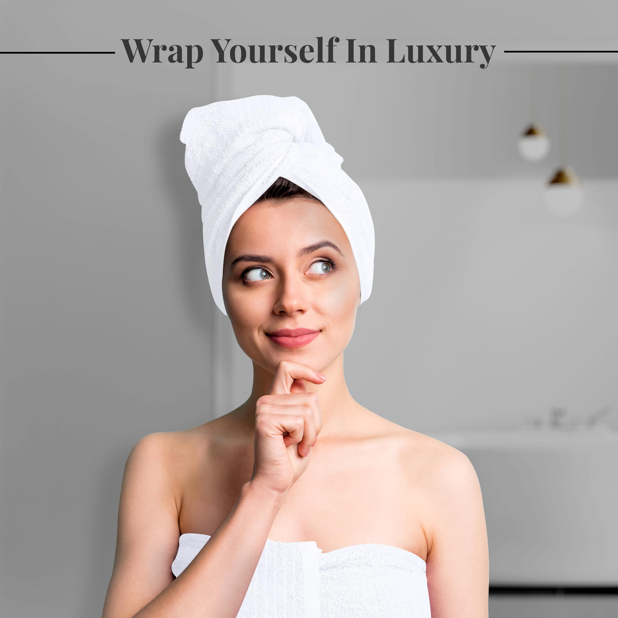 Tens Towels Pack of 4 Extra Large Bath Towels 30 x 60 Inches, 100% Cotton, Larger & Lighter Weigh... | Amazon (US)