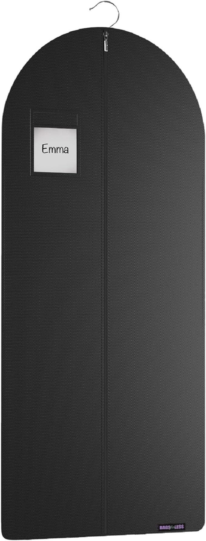 Black Garment Bag for Travel and Storage with Zipper for Suits Tuxedos Dresses and Coats 24 inch ... | Amazon (US)