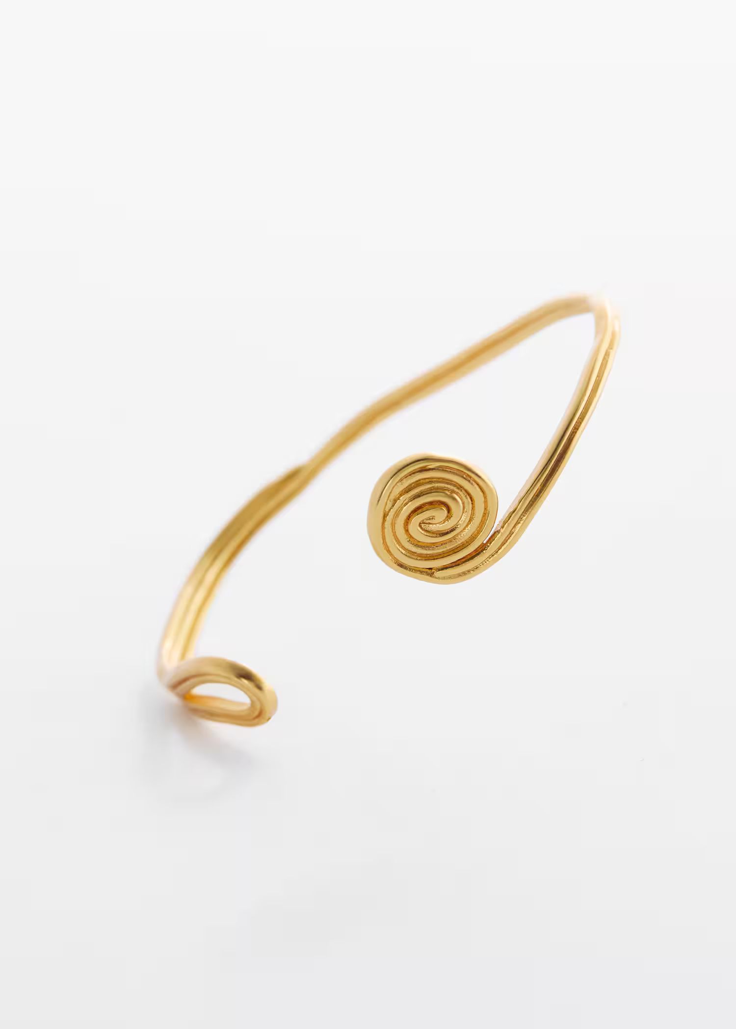 Spiral rigid bracelet | MANGO (US)
