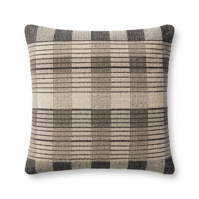Blythe Striped Cotton Blend Throw Pillow | Wayfair North America
