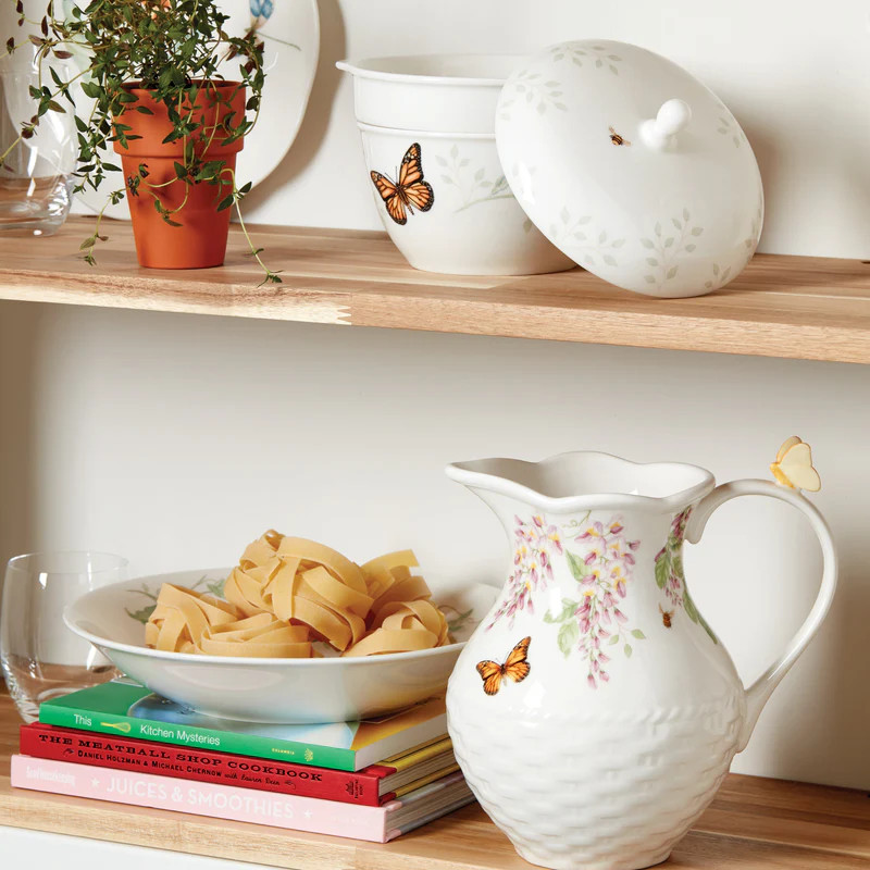 Butterfly Meadow 3-Piece Stackable Bowl Set | Lenox