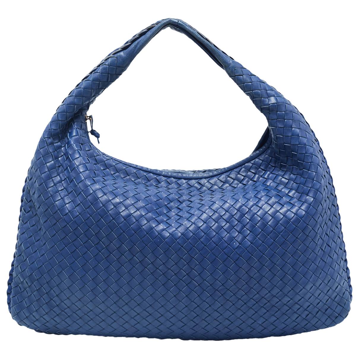 Leather handbag Bottega Veneta Blue in Leather - 35934047 | Vestiaire Collective (Global)