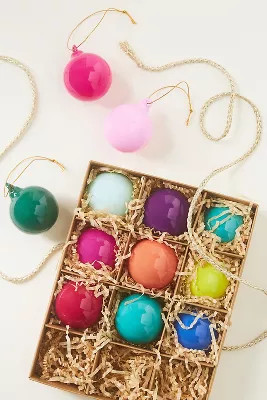 Opaque Ball Ornaments Set | Anthropologie (US)