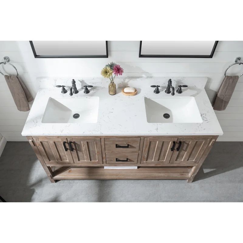Marissa 60" Double Bathroom Vanity | Wayfair North America