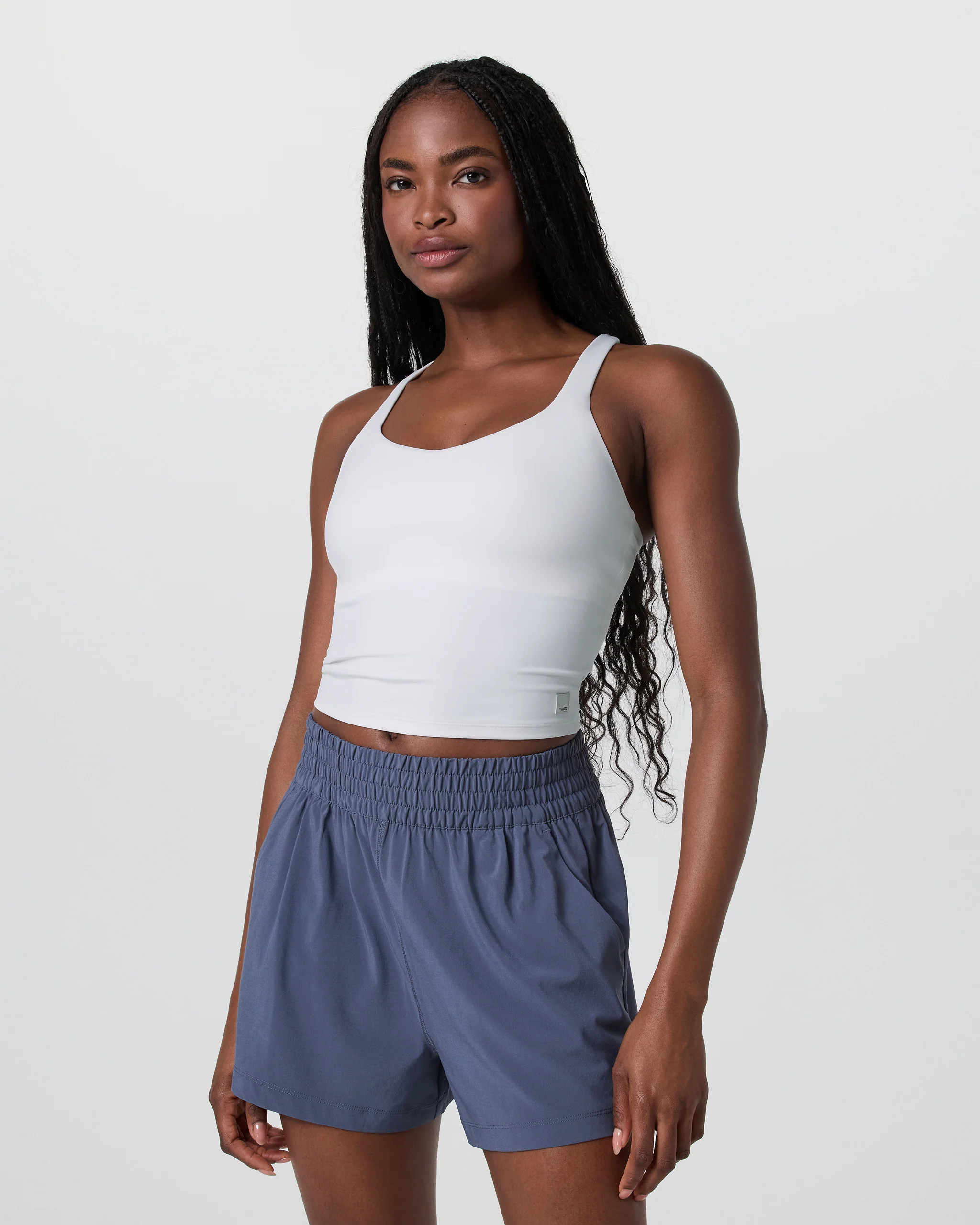 Dynamic Tank | White Racerback Tank | Vuori | Vuori Clothing (US & Canada)