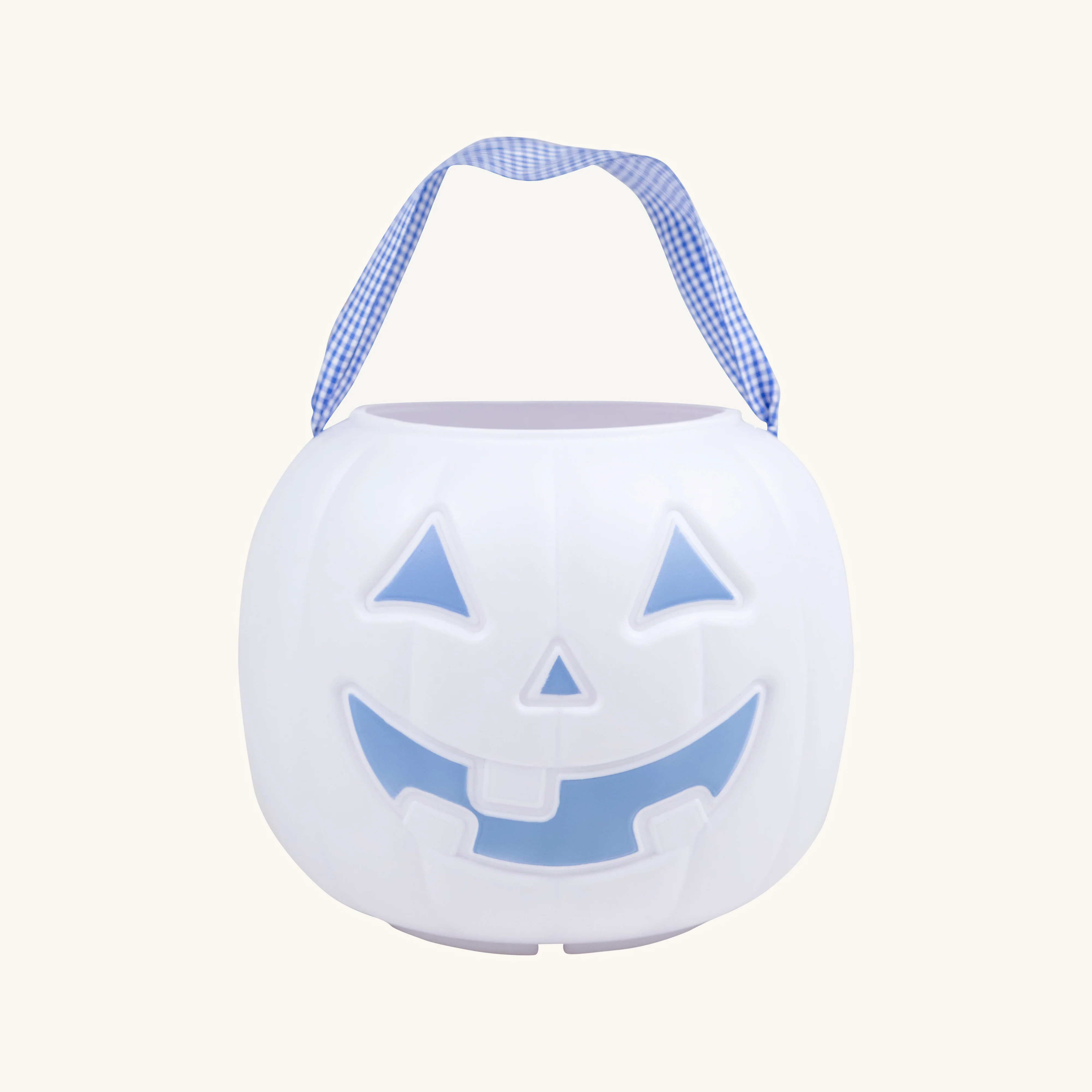 Sir Proper's Pumpkin Pail - Worth Avenue White with Barbados Blue | The Beaufort Bonnet Company