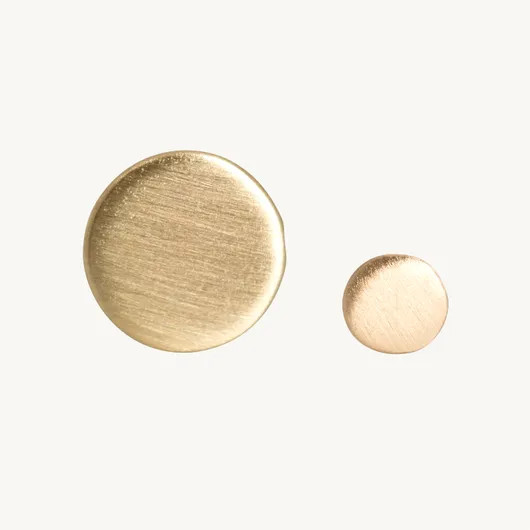 Dot Stud Earring, yellow gold (single) | Catbird