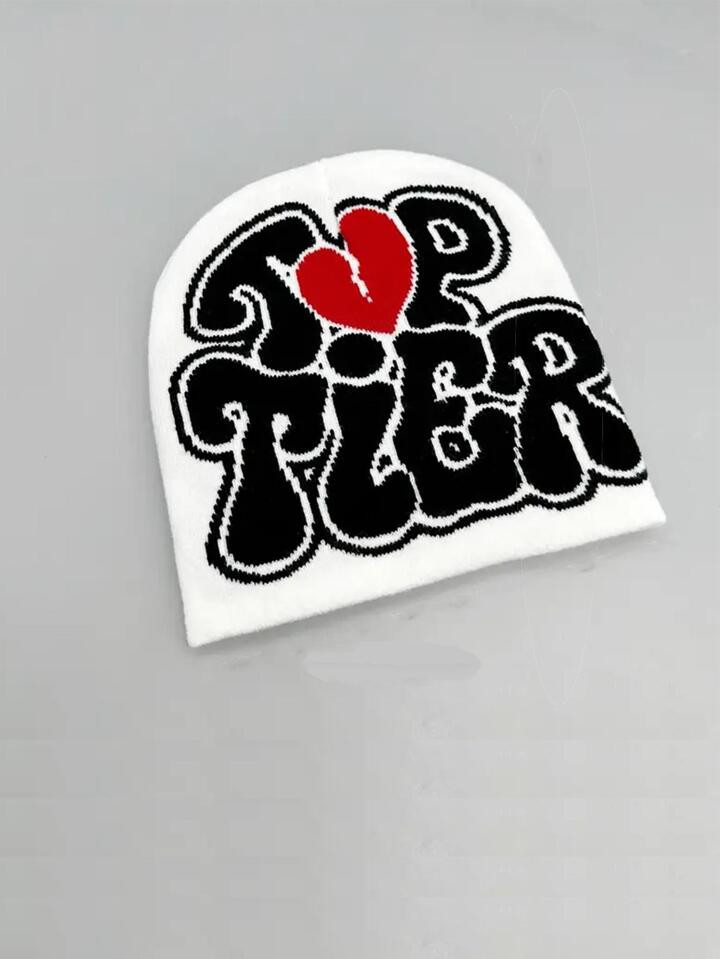 1pc Women Letter Graphic Fashion Y2K Beanie Hat, For Decoration | SHEIN