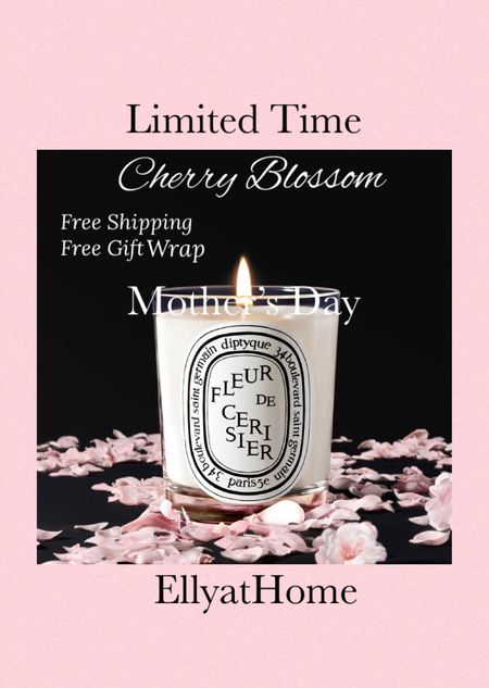 Limited time Cherry Blossom  spring candle scent, fragrance. Fresh new candles with free shipping and free gift wrap! Perfect for Mother’s Day! Spring decorating, spring gifts. Also available more spring scents. 


#LTKhome #LTKGiftGuide #LTKfamily