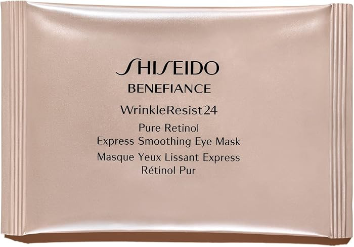 Shiseido Benefiance WrinkleResist24 - Pure Retinol Express Smoothing Eye Mask - 12 Sets of Two Ey... | Amazon (US)