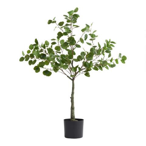 Faux Round Leaf Tree | World Market