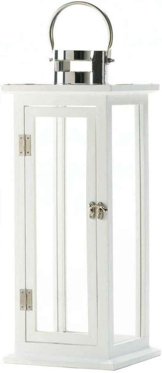 Gallery of Light White Wood Candle Lantern - 20.5 inches | Amazon (US)