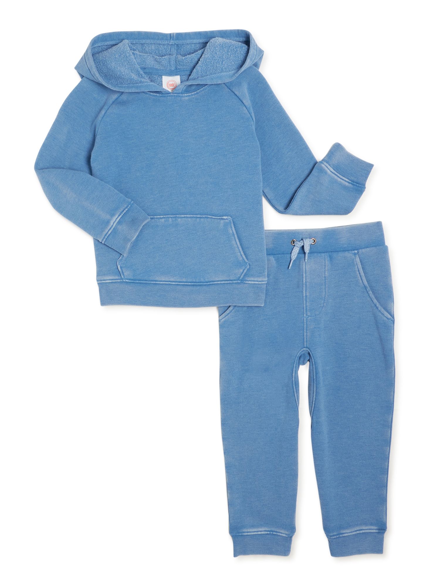 Wonder Nation Baby & Toddler Boy or Girl Unisex Athleisure Outfit Set, Sizes 12M-5T - Walmart.com | Walmart (US)