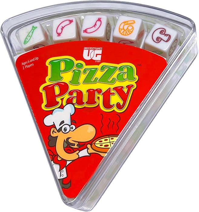 University Games, Pizza Party Dice Game, Dice Game for Kids and Families, Ages 6+ | Amazon (US)