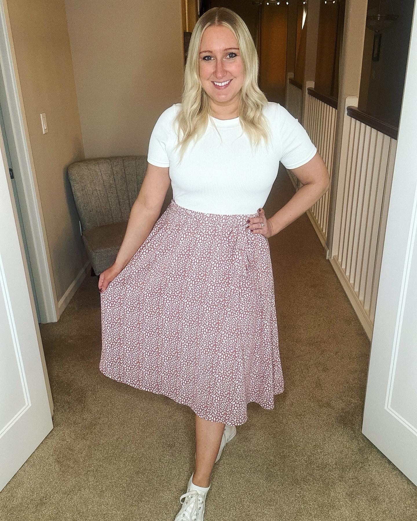 This is still one of my favorite dresses! It is so comfortable and flattering and the top is the perfect material - not see through at all. It's the perfect teaching dress - not too short. I love all the patterns and colors and it even comes in a long sleeve style! For under $40 this is a must-have! 

#LTKfindsunder50 #LTKSeasonal #LTKstyletip