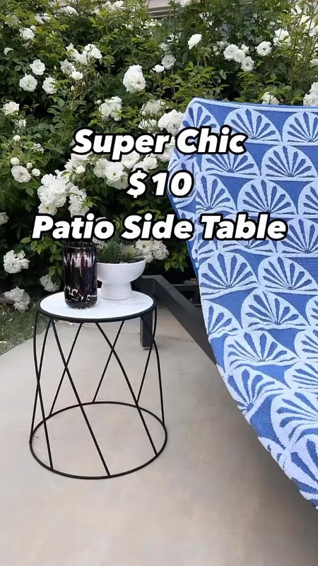 These $10 patio side tables are literally the find of a century. I couldn't believe it when they arrived at my house. They're on rollback right now and they are absolutely perfect. The best part is - they're not actually side tables, but sometimes creative genius strikes and you just have to go with it!

#LTKHome #LTKFindsUnder50