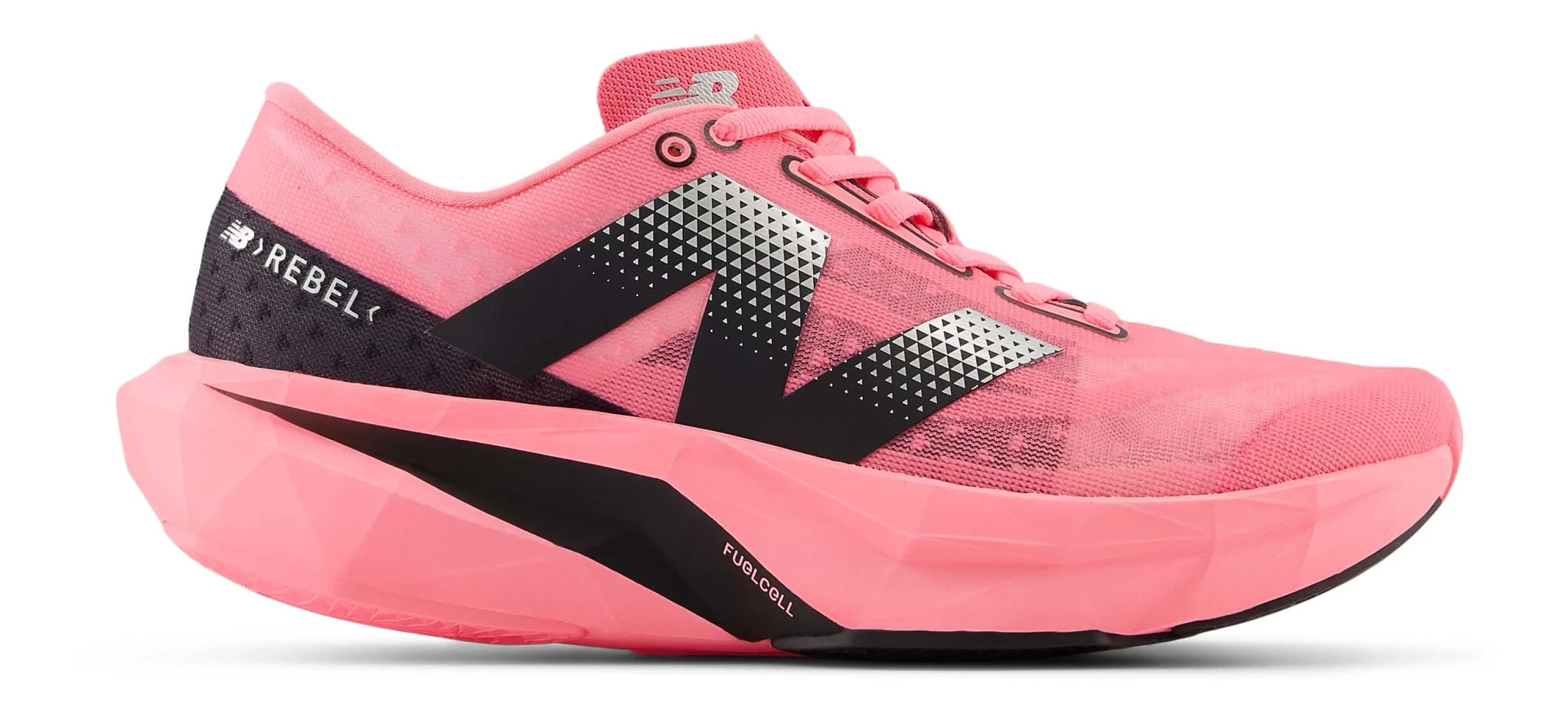 Women's New Balance FuelCell Rebel v4 - Pink / Black / White, Size: 9.5, Medium | Footwear - Road Runner Sports | Road Runner Sports