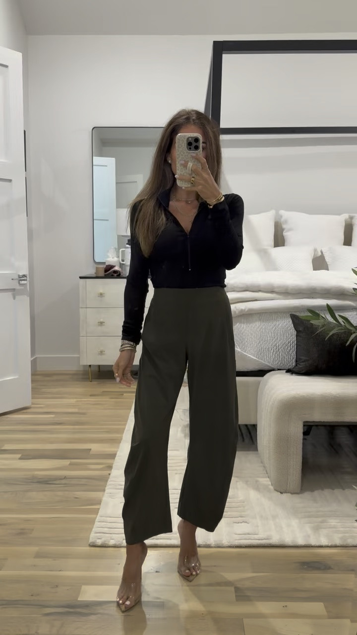 Non wrinkle pants size 0p Amazon bodysuit size xs
