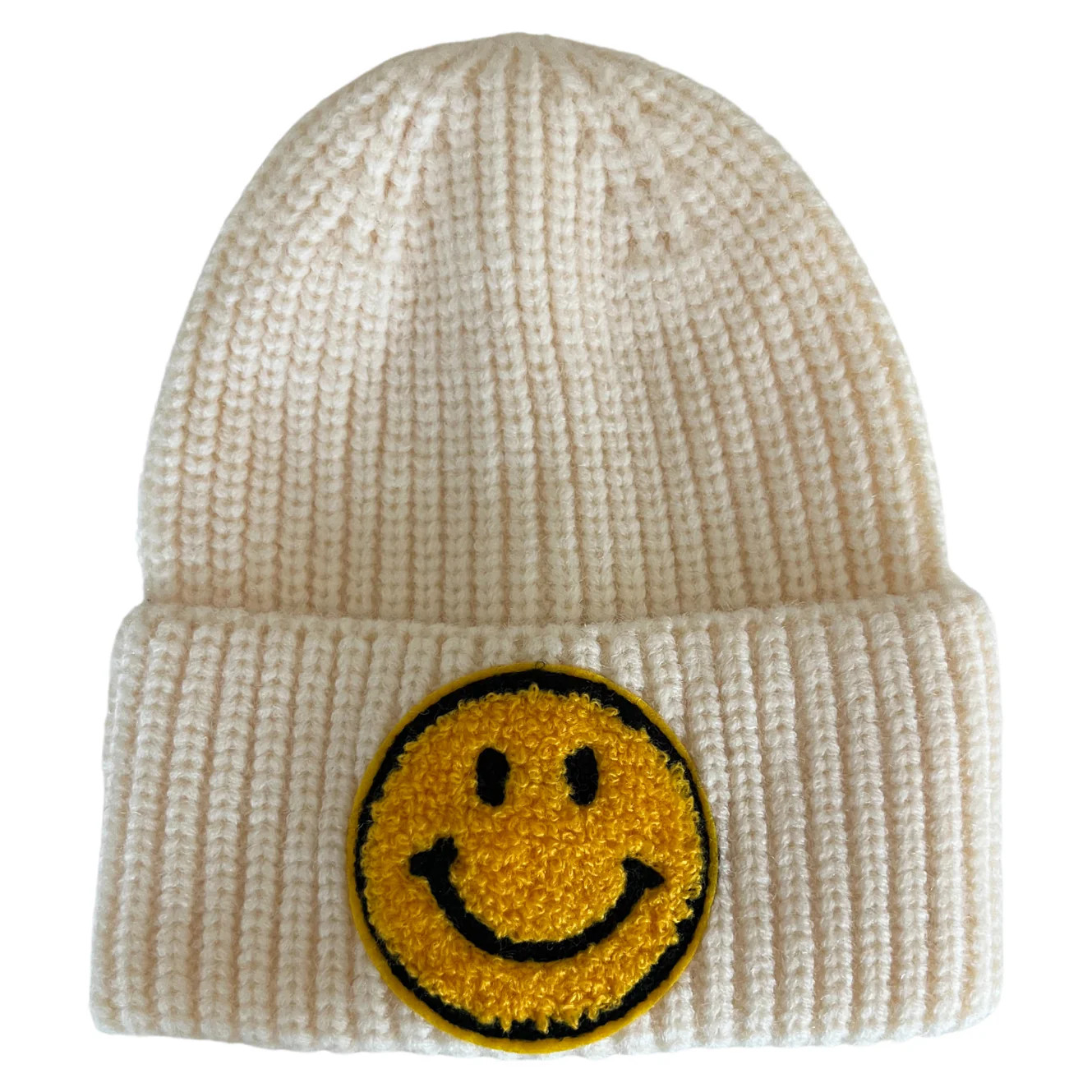 Good Vibes Knit Hat, French Vanilla | SpearmintLOVE