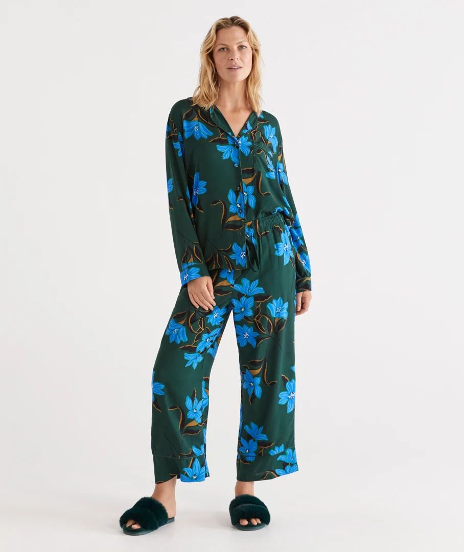 Winter Floral Print Pyjama Set | Sussan