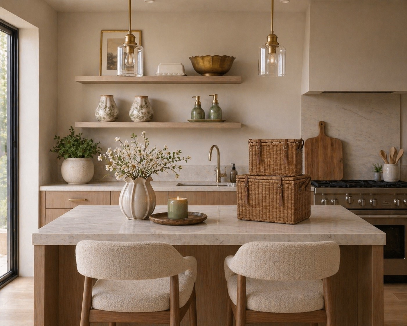 Sharing some of my latest Magnolia kitchen finds and the little pieces that helped bring this space together 🤎✨ this is the kind of kitchen inspo I’m loving lately… warm, layered, and just really calm to live in.

#LTKSaleAlert #LTKHome