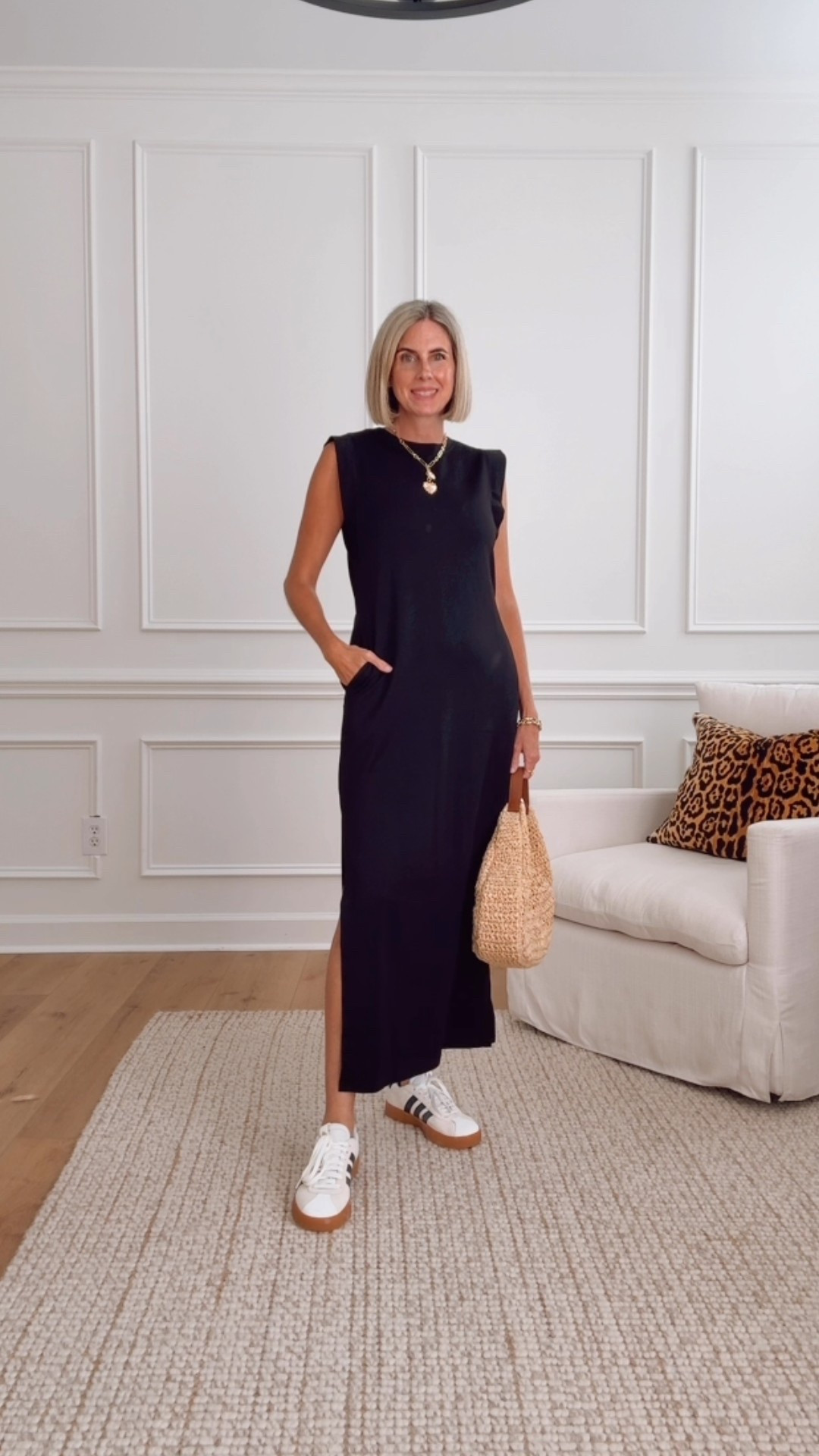 This dress is one of those effortless staples you’ll wear on repeat. The fit is so flattering (stretchy but not clingy) and the extra fabric under the arm makes it bra-friendly, which I love. You can dress it up with sandals or keep it casual with sneakers. It has pockets, side slits for movement, and it comes in other colors. Just a really polished, easy piece to have in your closet. Wearing a small. 

#AmazonFinds
#AmazonFashion
#ClosetStaple
#WardrobeEssentials
#EverydayStyle
#EasyOutfits
#ComfyAndCute
#OutfitRepeater
#DressAndGo
#StyleMadeSimple
#EffortlessStyle
#AmazonStyle
#NeutralStyle 
#OOTD
#SpringStyle 
 #SummerStyle 
#fallstyle

#LTKSeasonal #LTKFindsUnder50 #LTKOver40