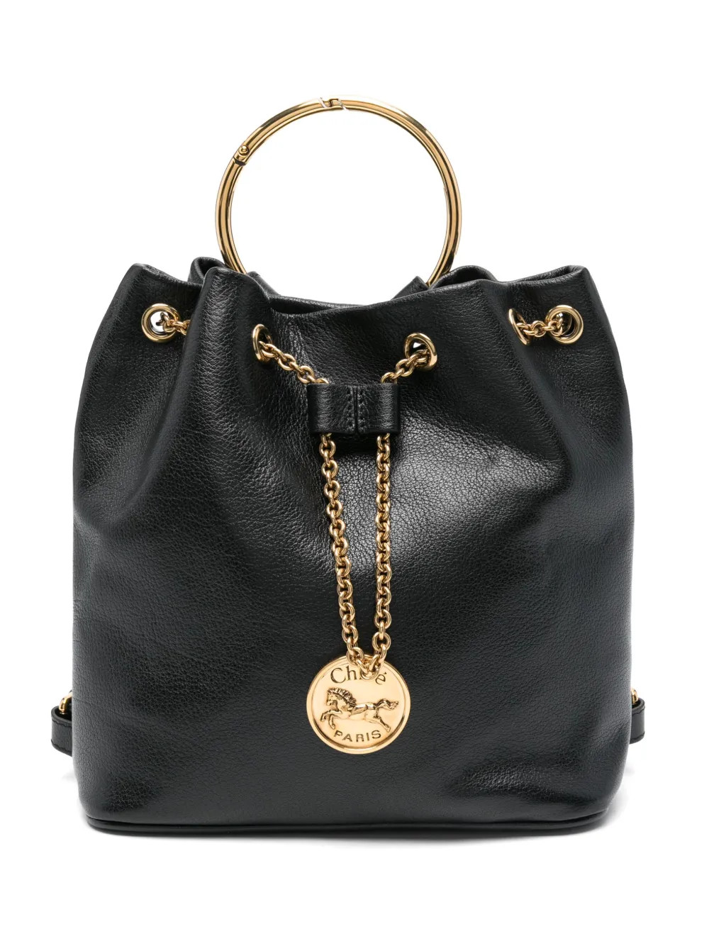 Chloé Bracelet Backpack | Black | FARFETCH BR | Farfetch (BR)