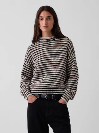 100% Cotton Oversized Rollneck Sweater | Gap (US)