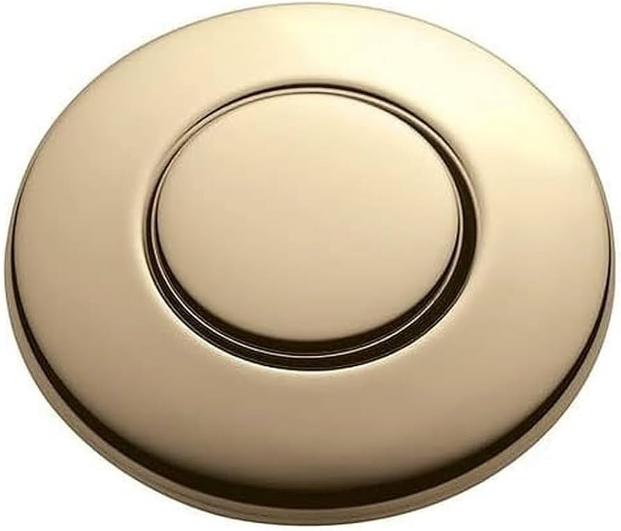 InSinkErator STC-FG Push SinkTop Switch Button, 1.3 x 0.8 x 1.7 inches, French Gold | Amazon (US)