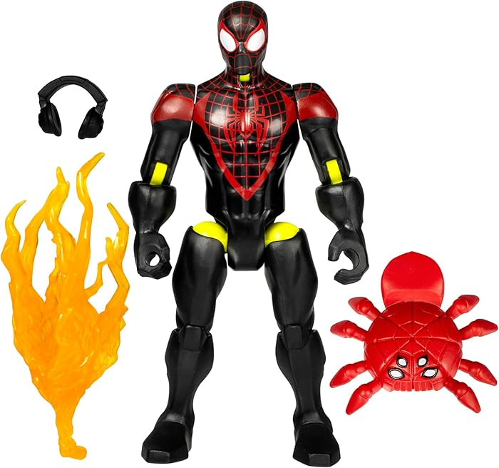 Spider-Man Marvel MixMashers Miles Morales Custom Mix-and-Match Action Figure & Accessories, 5-In... | Amazon (US)