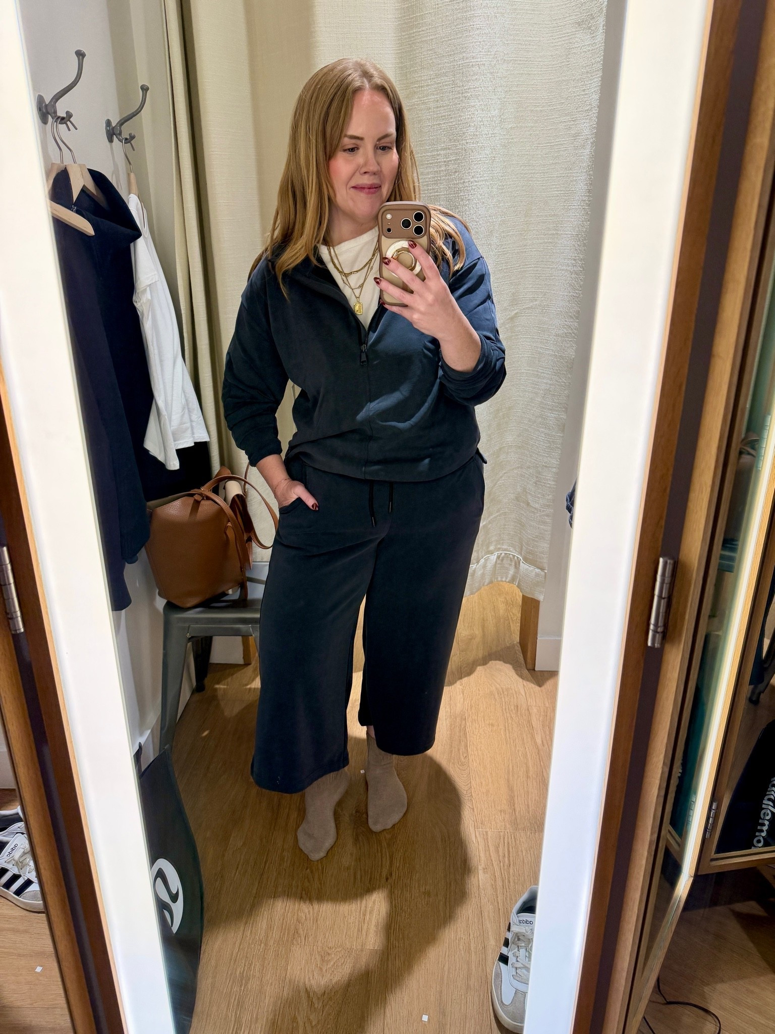 Athleta lounge finds. Wearing a L in both. Everything 40% off if you have their credit card!

#LTKMidsize #LTKmomlife #LTKSaleAlert