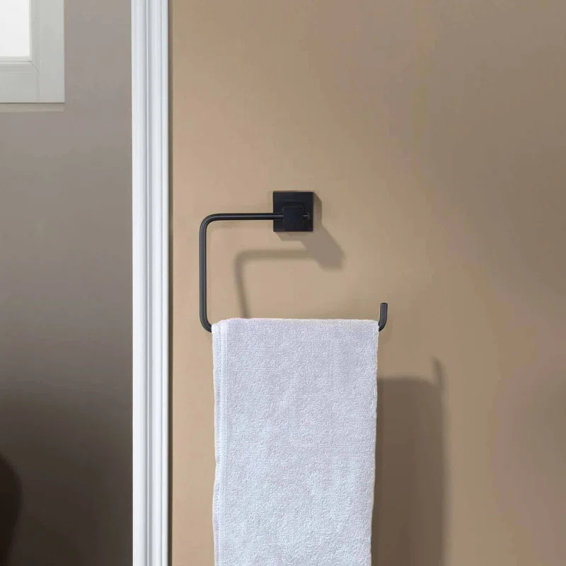 KBA1506MB Cube Bathroom Towel Ring | Wayfair Professional