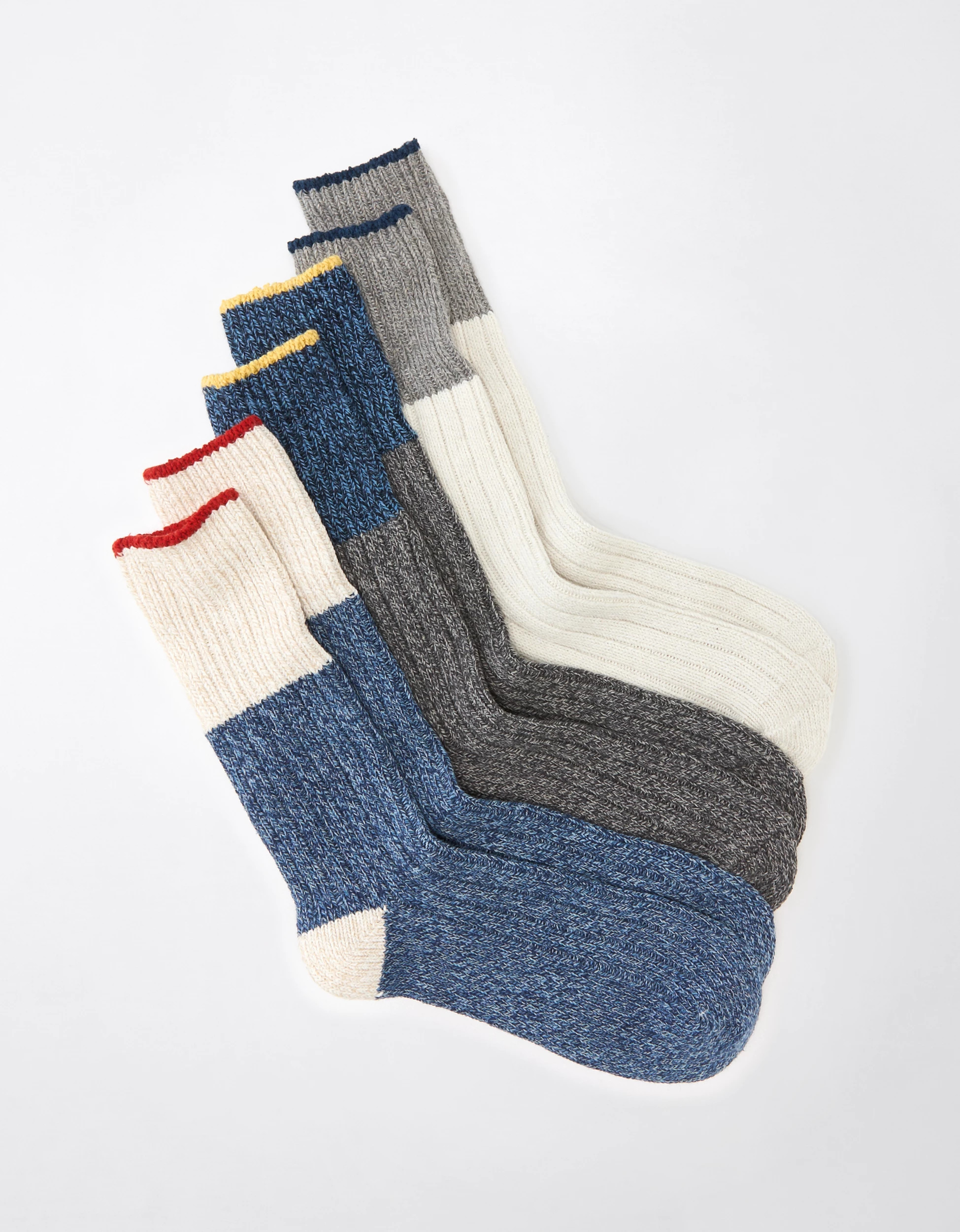 AE Striped-Cuff Boot Sock 3-Pack | American Eagle Outfitters (US & CA)
