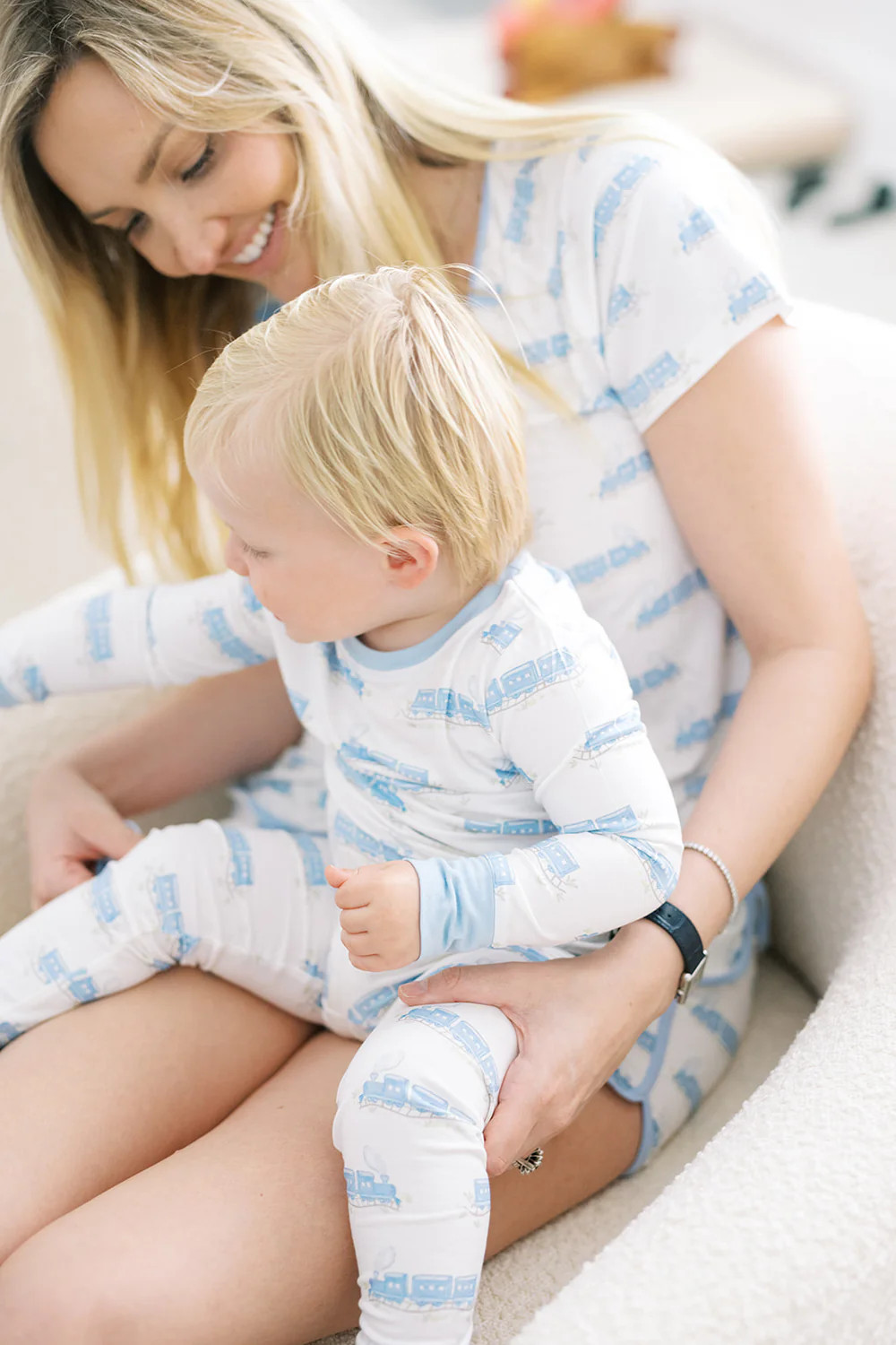 Train - Sleep Romper zip | The Uptown Baby