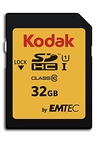 Kodak SDHC Card 32GB UHS-I U1 V10 Premium, up to 85MB/s Read Speed, for Full HD Video and High-Resolution Pictures, Compatible with SDHC Standard - EKMSD32GHC10K | Amazon (US)