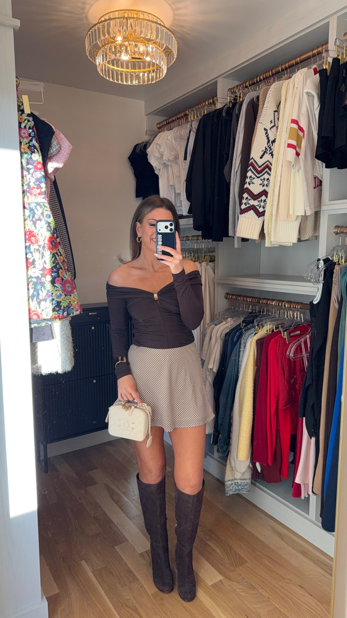 abercrombie skort looks date night and casual everyday outfit

Electric picks code: emerson20

Wearing xs skirt. Small tops. 

Date night
Winter party
Skort look
Long sleeve tops
Boots
Casual everyday

#LTKgrwm #LTKValentine #LTKSeasonal