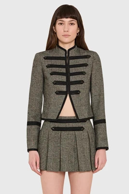 Amanda Uprichard Fiona Jacket in Watson Tweed in Watson Tweed - Size XL | Amanda Uprichard