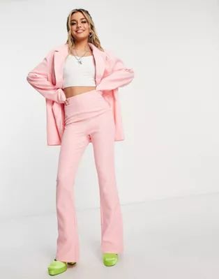 Public Desire oversized blazer and pants set in pink | ASOS (Global)