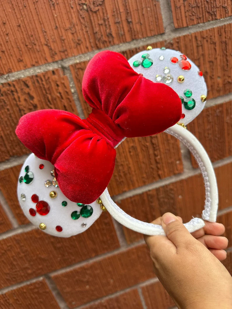 Minnie Christmas Ears | Etsy (US)