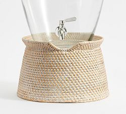 Tava Handwoven Rattan Drink Dispenser | Pottery Barn (US)