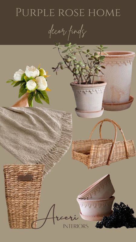 Found the cutest spring items from Purple Rose home. These pots were made near Tuscany and are SO pretty! Use my code JULIA20 for 20% off plus free shipping 

#LTKhome