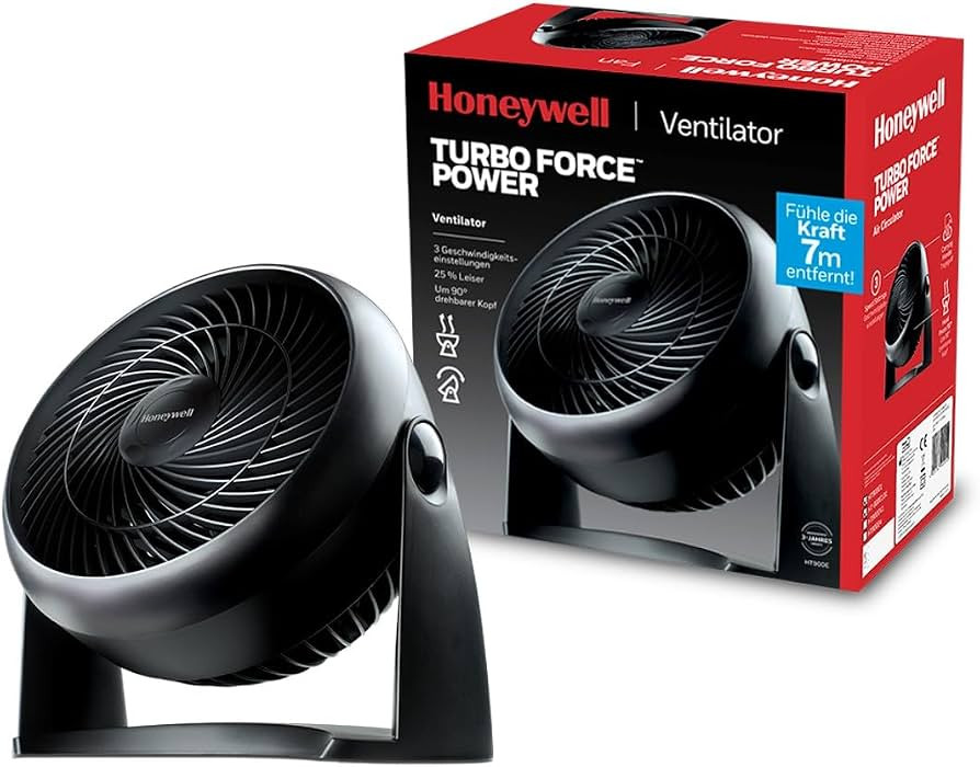 Honeywell TurboForce Turbo-Ventilator (Ger\u00e4uscharme K\u00fchlung, verstellbarer Neigungswink... | Amazon (DE)