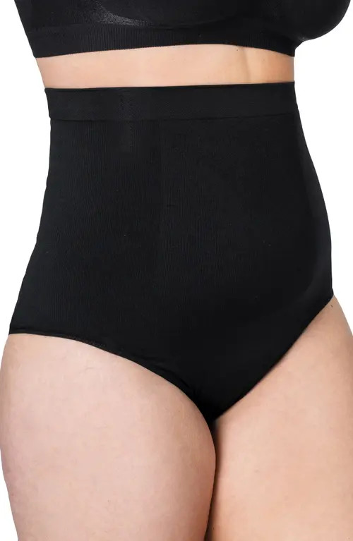 Shapermint Essentials High Waist Shaper Briefs in Black at Nordstrom, Size Medium/large | Nordstrom