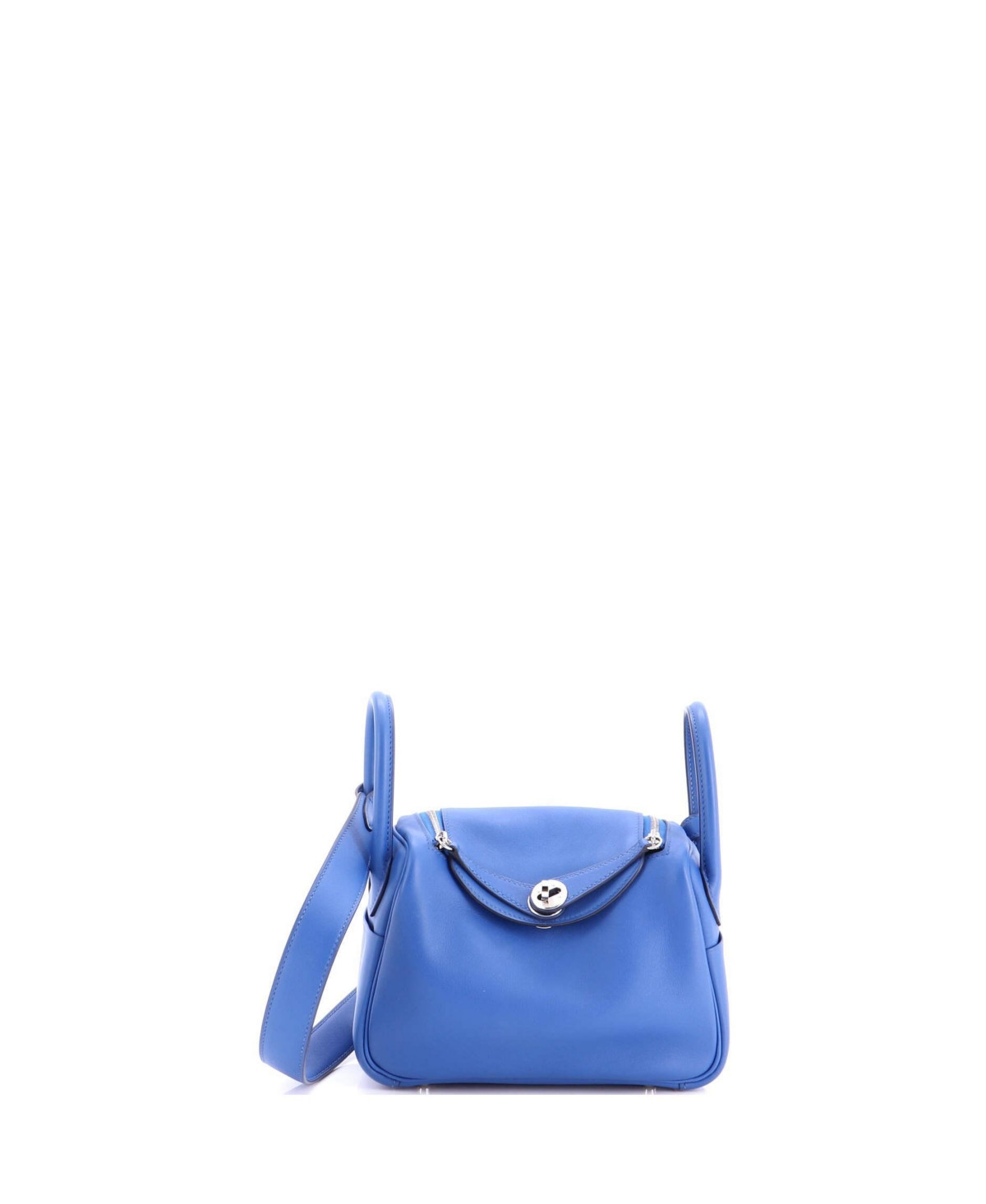 Pre-Owned HERMES Mini Lindy Bag Swift - Blue | Macy's