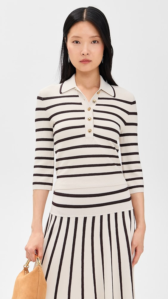 Illuminate Stripe Polo | Shopbop