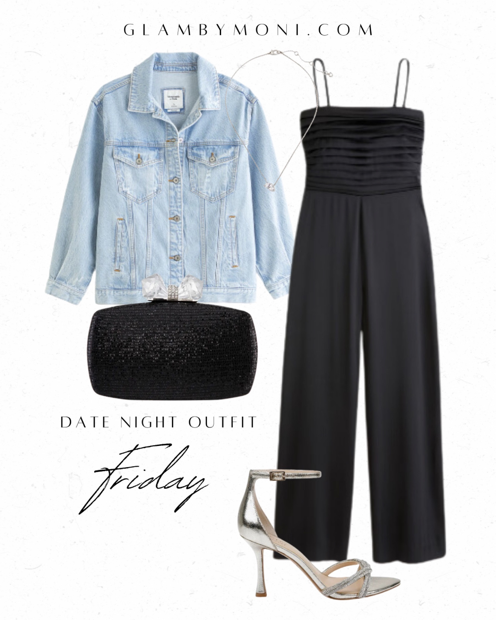 Date night glam in full swing. //

Abercrombie, Abercrombie and Fitch, Abercrombie Code, Nordstrom, Nordstrom Shoes, Nordstrom Spring, Date, Date Night, Date Night Outfits, Date Outfit, Jumpsuit, Jumpsuit Outfit, Jumpsuit Dressy, Jumpsuit Black, Jumpsuit Casual, Black Jumpsuit, Accessories, Fashion

#LTKSeasonal #LTKstyletip #LTKfindsunder100