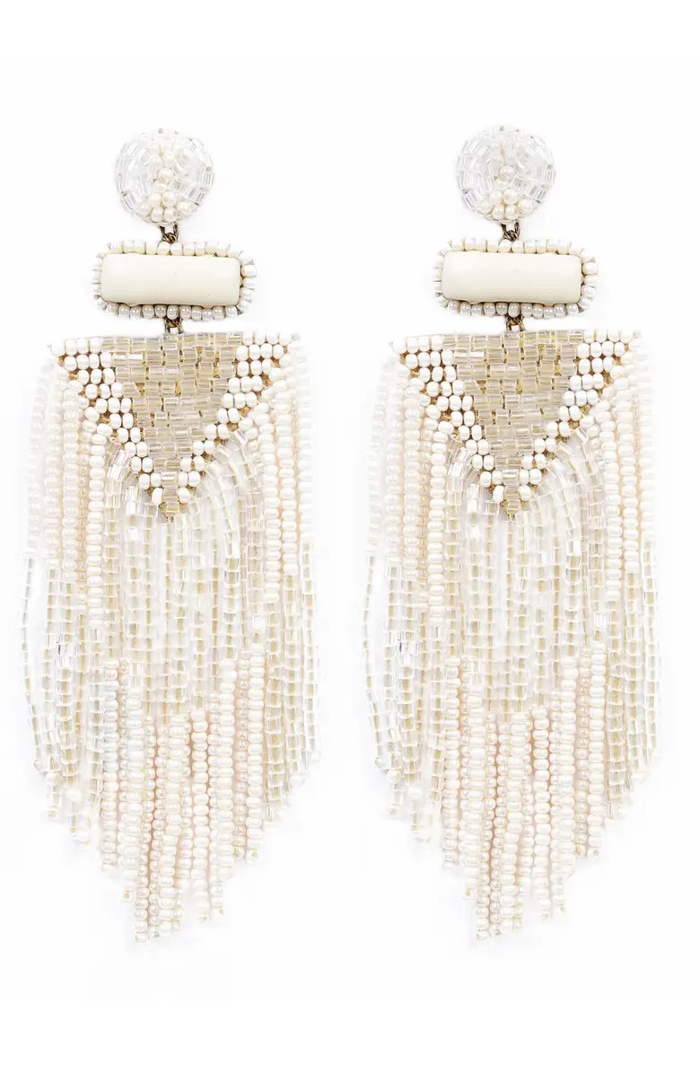 Deepa Gurnani Jody Beaded Tassel Earrings | Nordstrom | Nordstrom